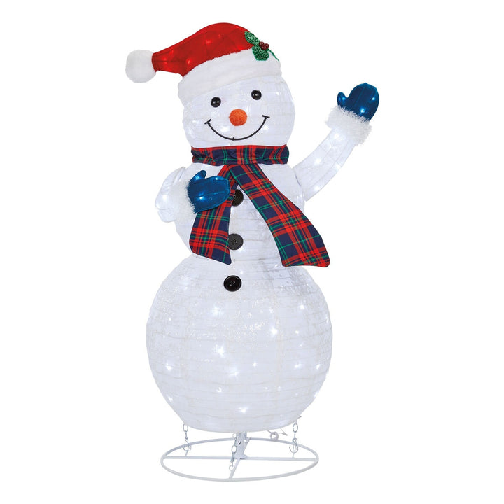 4Ft (1.2M) Snowman Family Set of 4 with 600 LED Lights