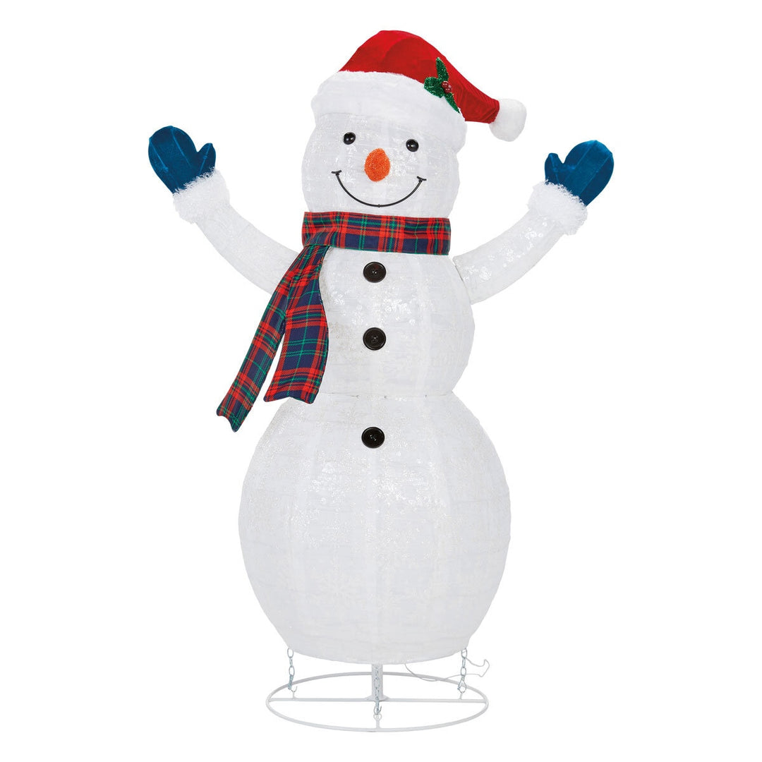 4Ft (1.2M) Snowman Family Set of 4 with 600 LED Lights