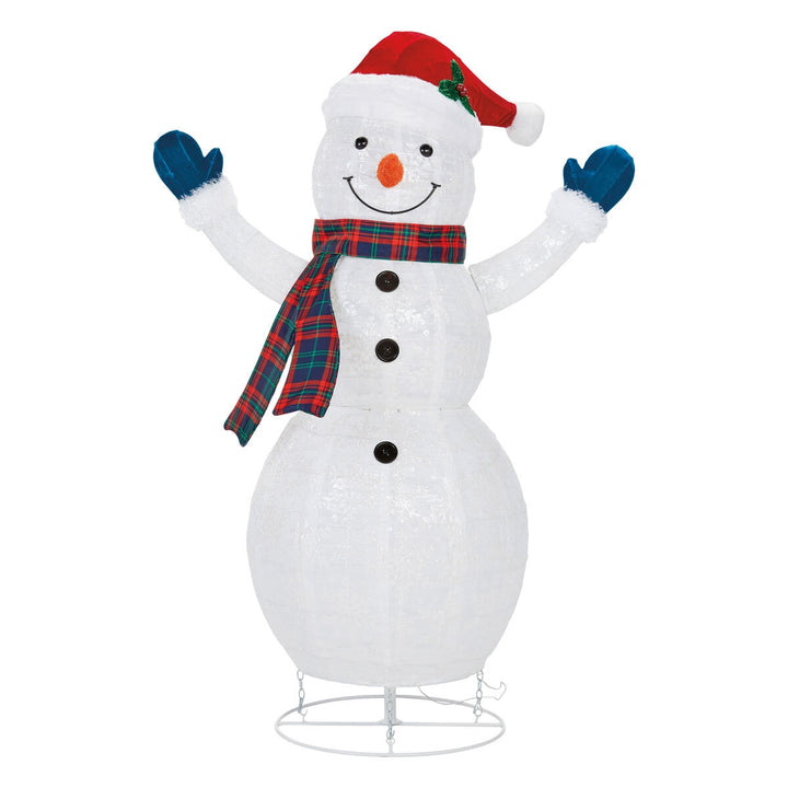 4Ft (1.2M) Snowman Family Set of 4 with 600 LED Lights