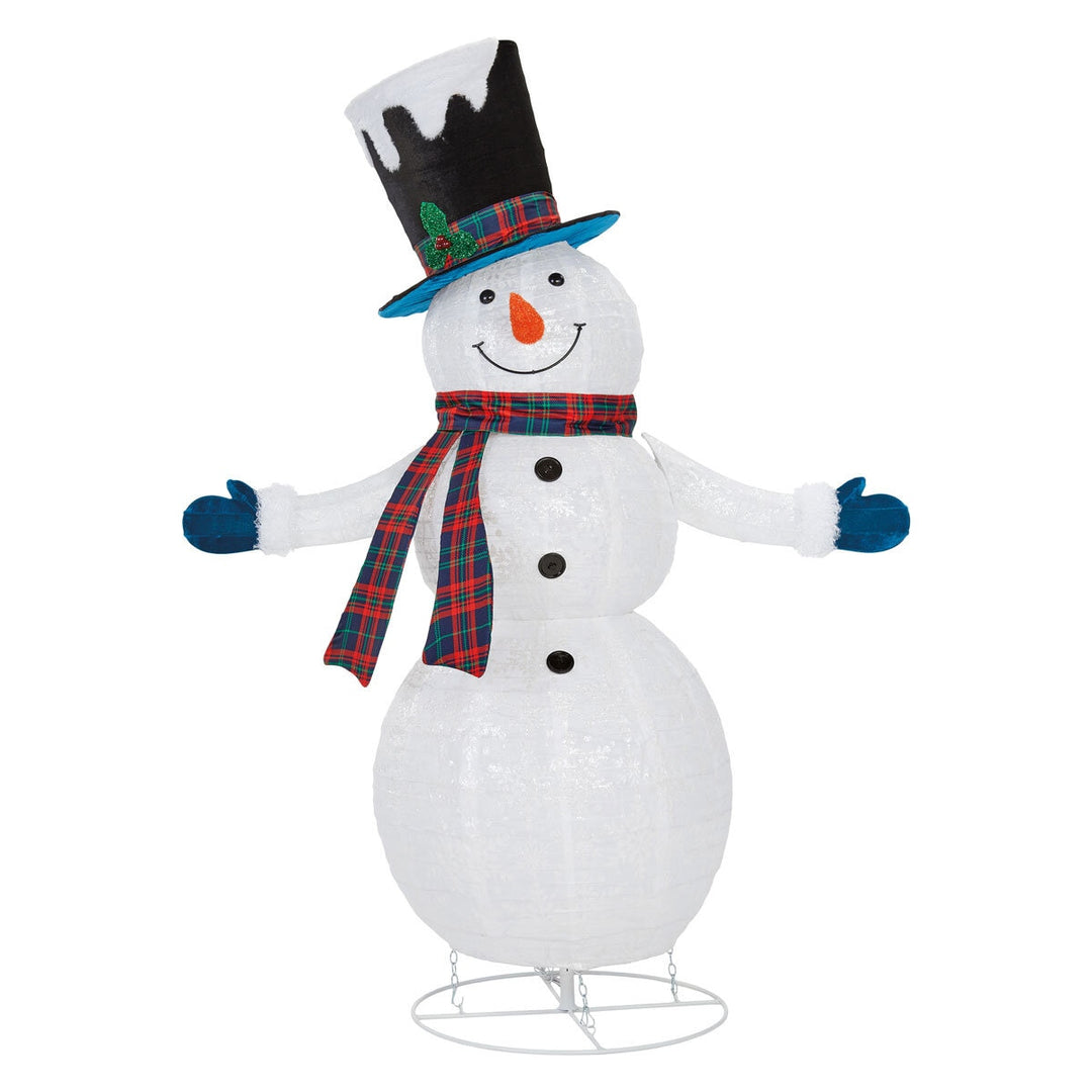 4Ft (1.2M) Snowman Family Set of 4 with 600 LED Lights