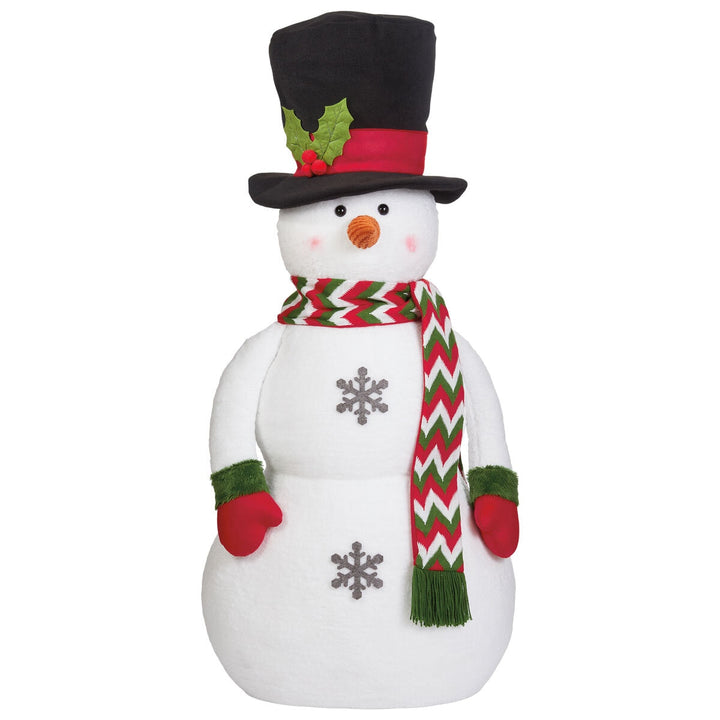 48" (1.2M) Classic Top Hat Soft Sculpture Snowman christmas