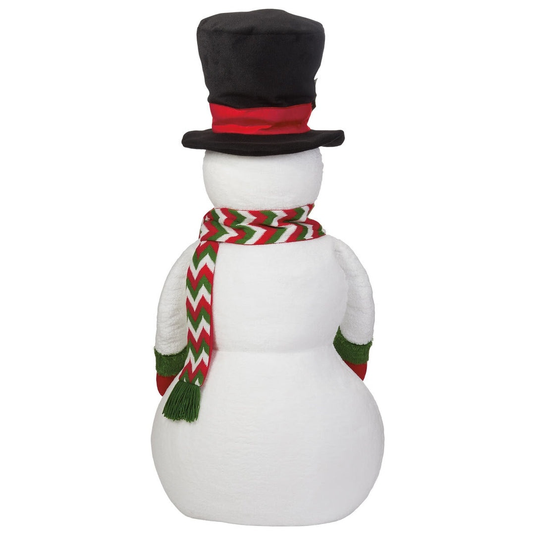 48" (1.2M) Classic Top Hat Soft Sculpture Snowman christmas