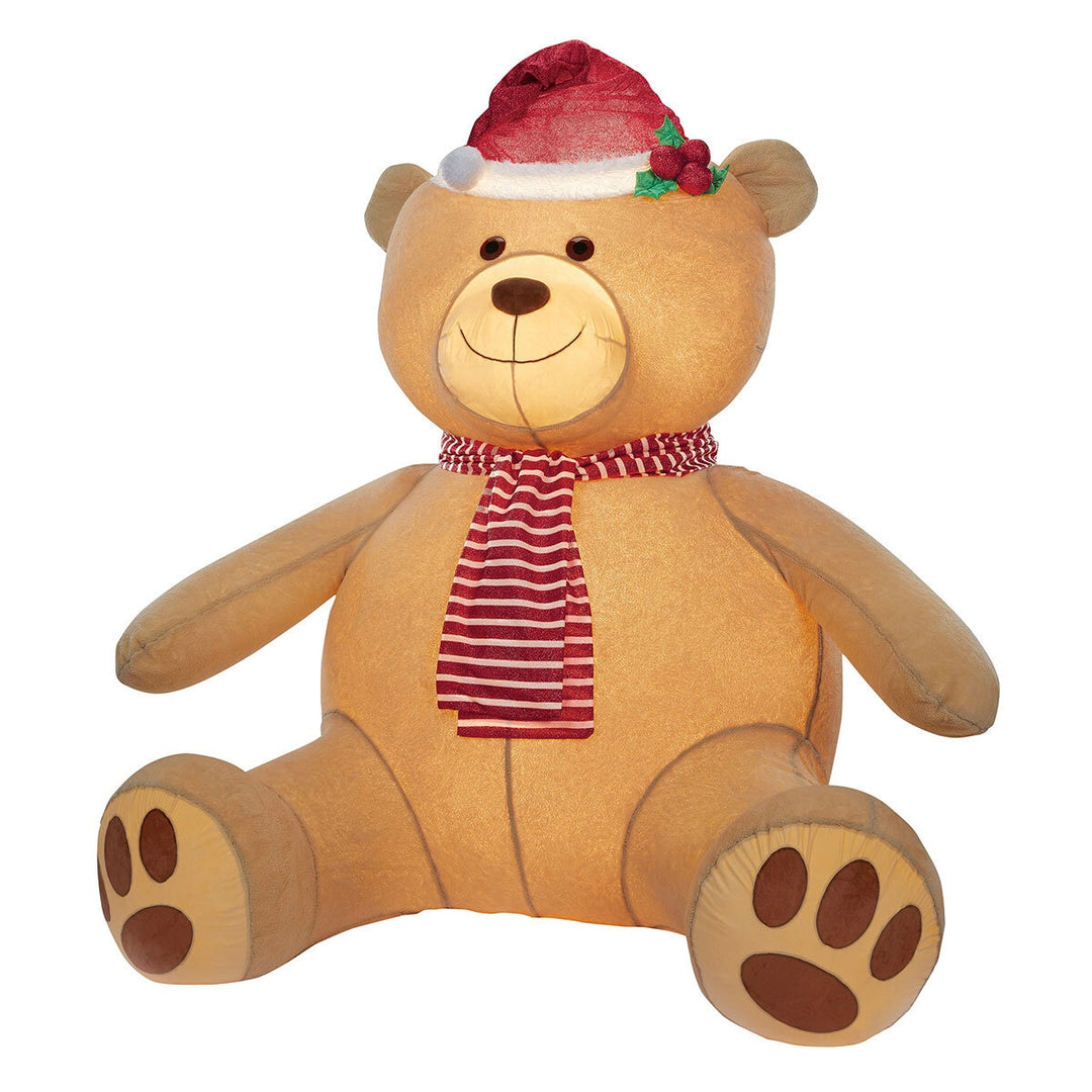 8Ft (2.4M) Inflatable Teddy Bear with 192 LED Lights christmas toy 