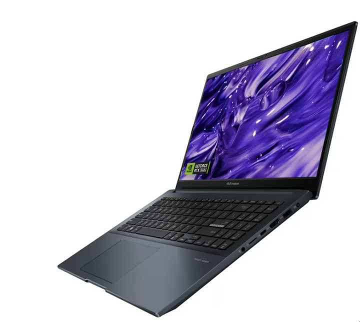 ASUS Vivobook Pro, AMD Ryzen 7, 16GB RAM, 512GB SSD, NVIDIA GeForce RTX 3050 Ti, 15.6 Inch Laptop, M6500RE-HN063W