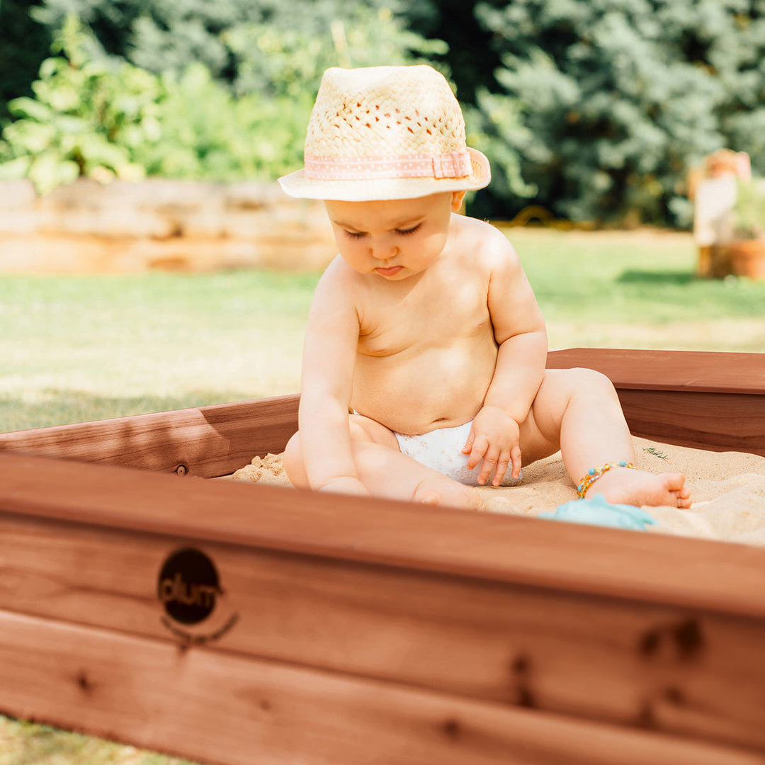 Square Wooden Sand Pit (18+ Months)