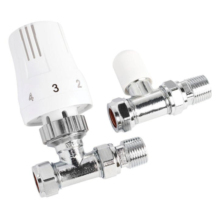 Thermostat Straight Valves + L/S (Set)