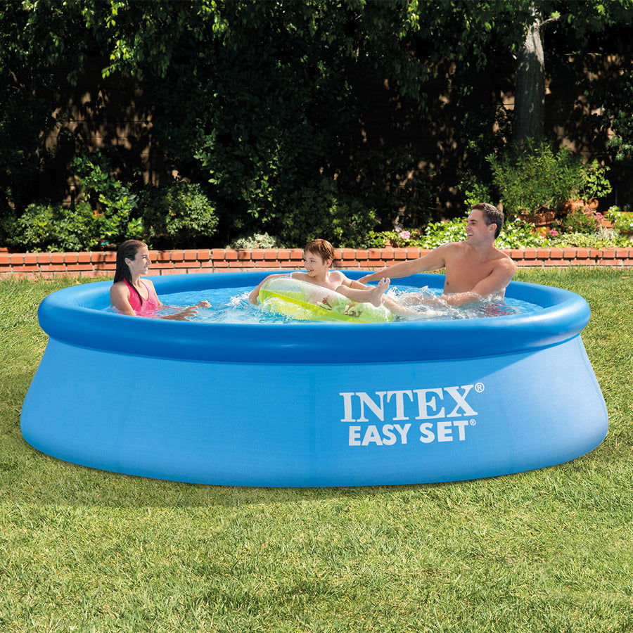 10Ft (3.05M) Easy Set Ring Pool with Water Filter Pump