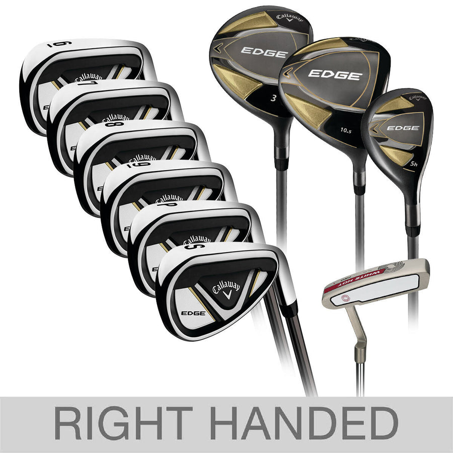 Edge 10 Piece Graphite Golf Set - Right Handed