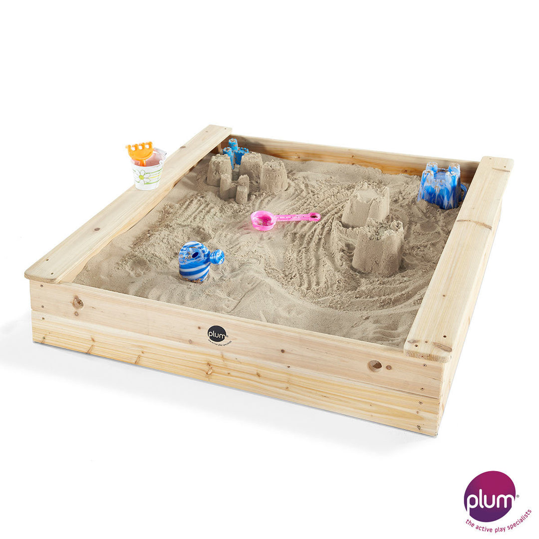 Square Wooden Sand Pit (18+ Months)