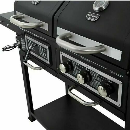 New Uniflame duo Barbecue BBQ Smoker Charcoal Barbecue Grill Outdoor Garden PATIO smoker BBQ