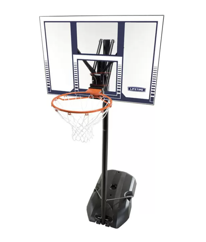 Lifetime Portable 44 Inch Basketball sport garden outdoor gym resistant Hoop