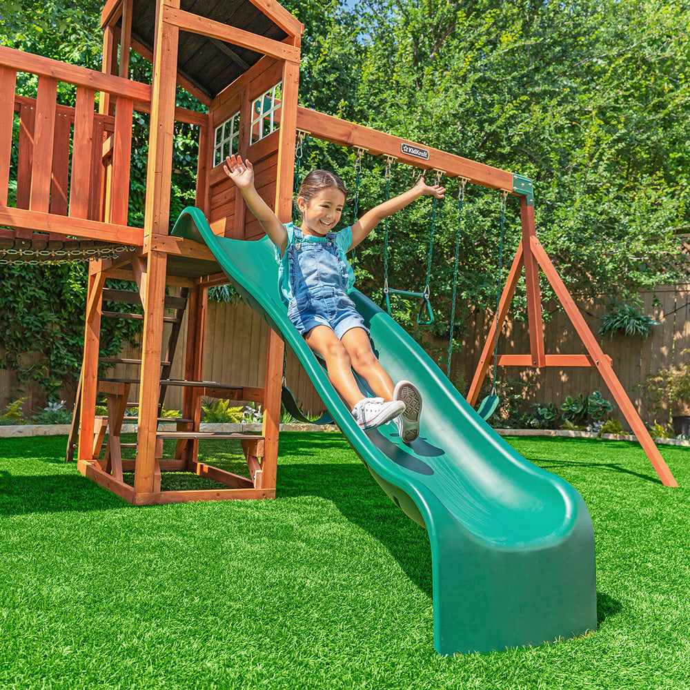 Boulder Bluff Playcentre and Wooden Swing Set (3-10 Years)