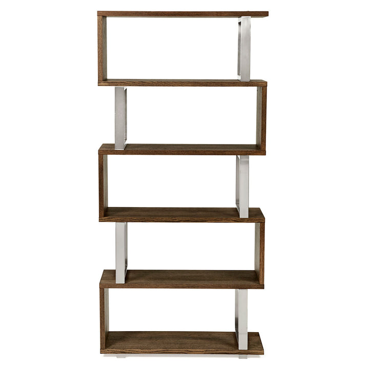 Tivoli Dark Oak Open Display Bookcase