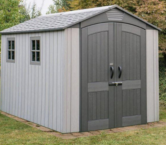 Simulated Wood Look Storage Shed