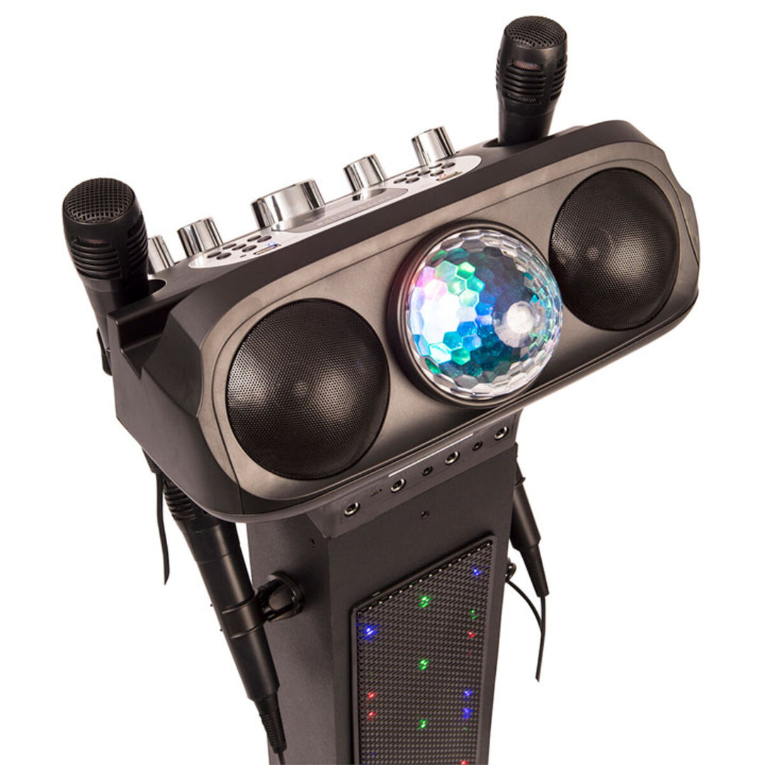 Bluetooth Pedestal Karaoke System with Light Effects, EKS468BT