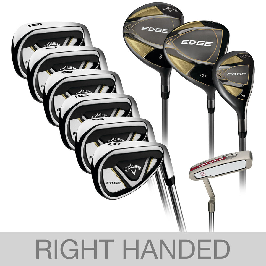 Edge 10 Piece Steel Golf Set - Right Handed