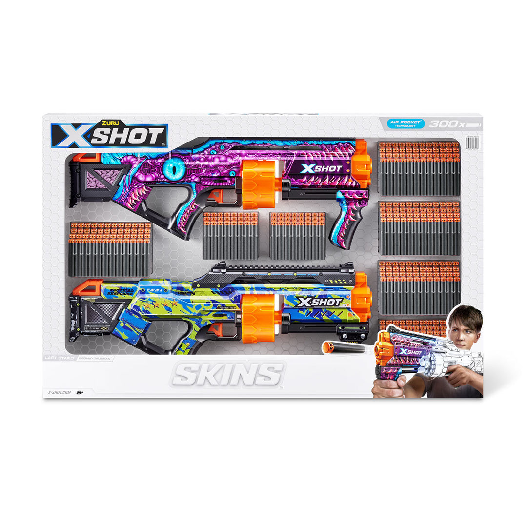 X Shot Skins Last Stand Dart Blaster 2 Pack (8+ Years)