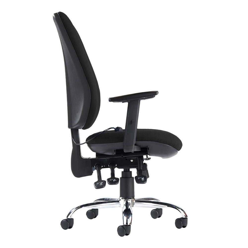 Senza Ergonomic Asynchro Task Chair, Black