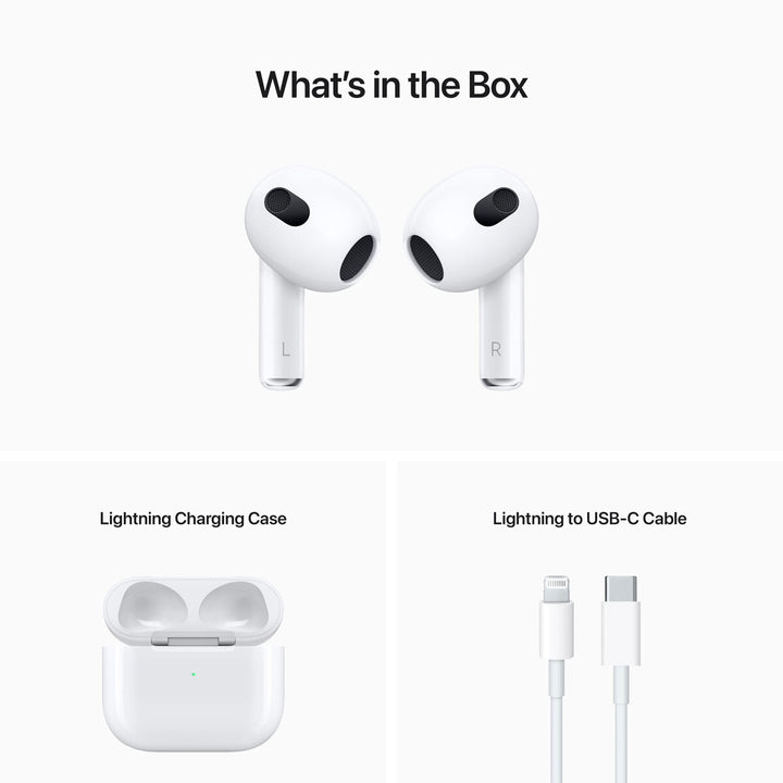 Airpods (3Rd Generation) with Lightning Charging Case, MPNY3ZM/A