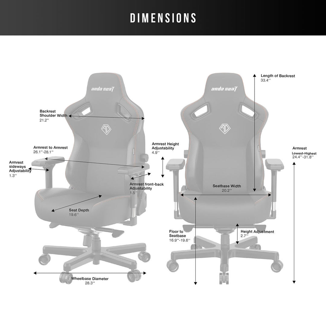 Kaiser Series 3 Large Gaming Chair, Maroon