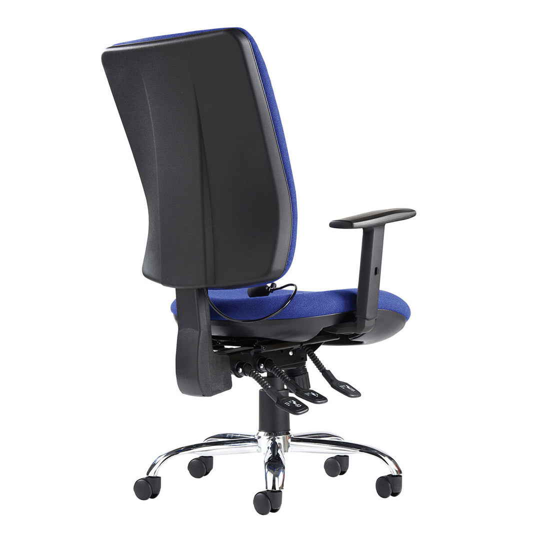 Senza Ergonomic Asynchro Task Chair, Blue