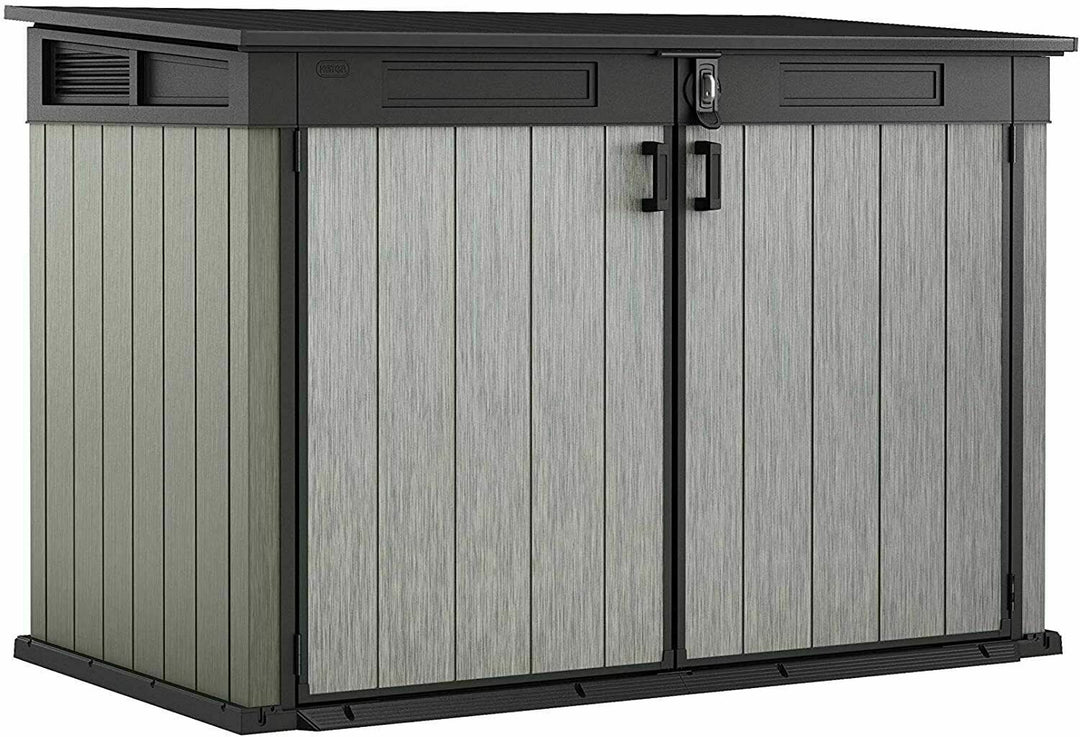 Keter grande storage Bike Wheelie Bin Bike XXL Premier Jumbo Garden Shed 2020L - Grey