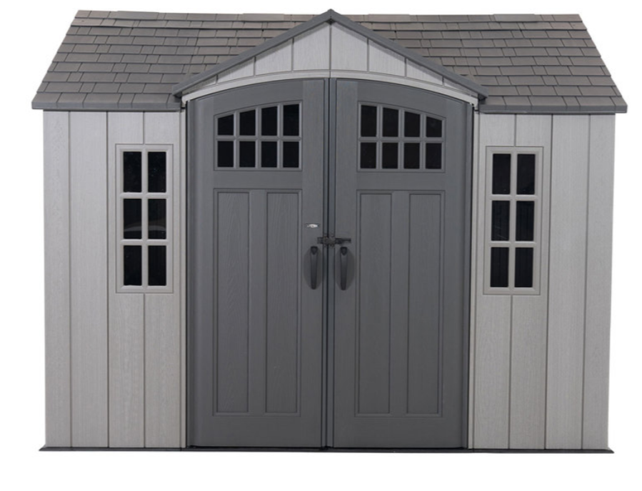 Lifetime 10x8ft outdoor storage Shed big garden duty heavy UV protected steel