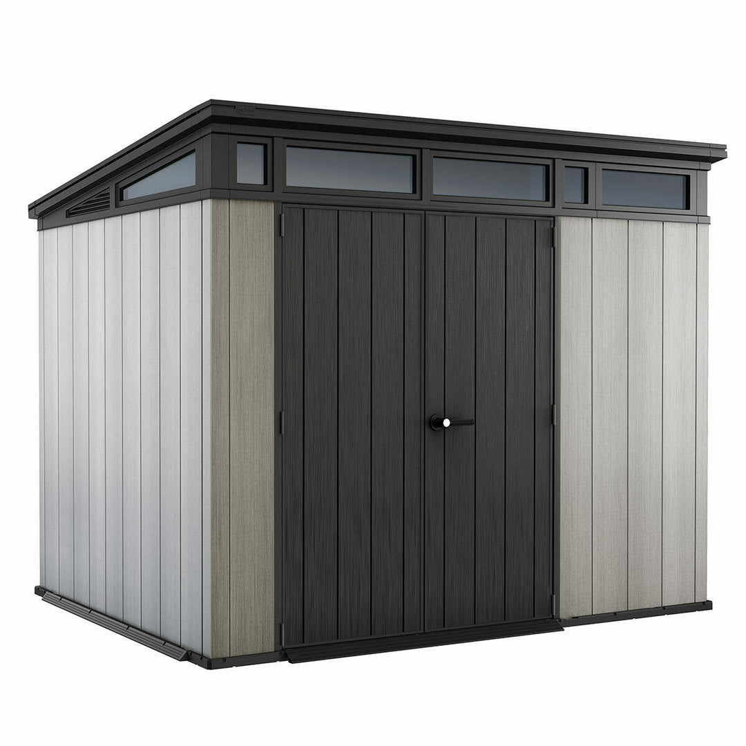 Keter Artisan outdoor  9ft 2" x 7ft (2.8 x 2.1m) Storage Shed garden 10 years WARRANTY