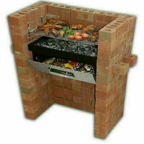 Built In Grill Barbecue Brick Heating BBQ Oven